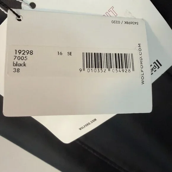 Wolford Black Vegan (Faux) Leather Pants Size 4 US  High Waisted NWT - Picture 10 of 10